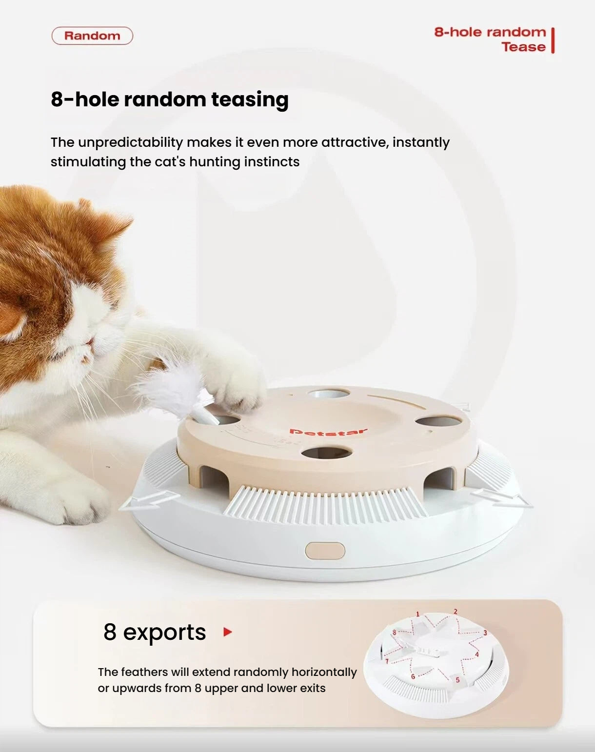 Petstar Interactive Automatic Cat Toy