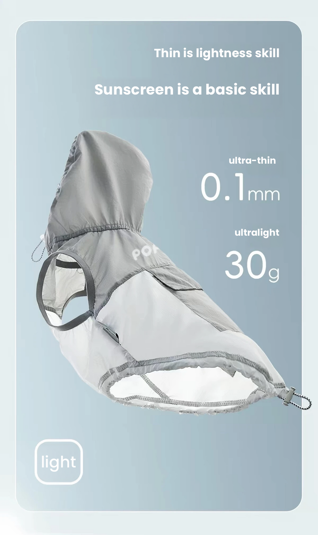 POPOCOLA Lightweight Summer Cooling Dog Vest