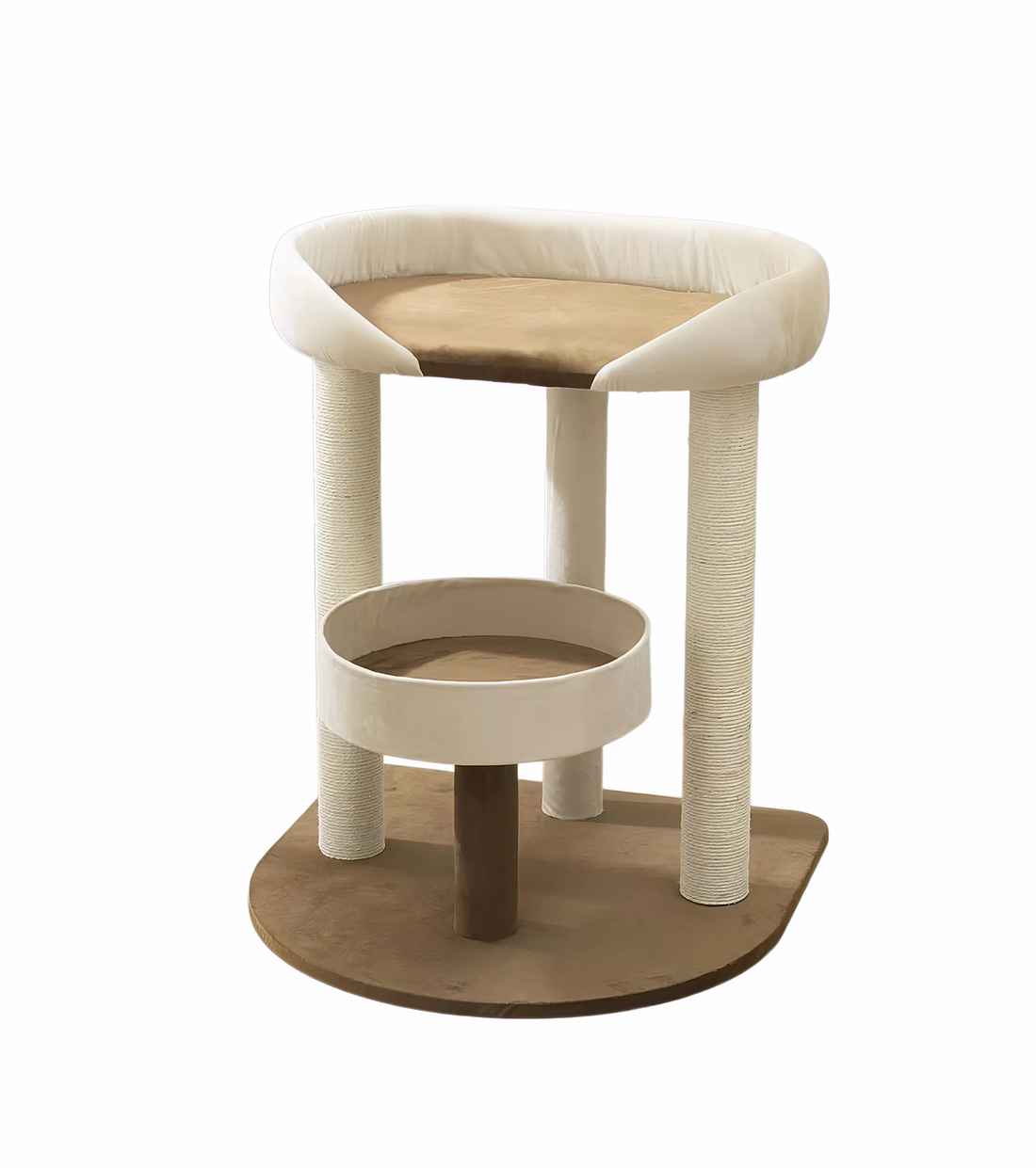 Large Cat Tree with Bed: Sisal Scratching Post for Big Cats