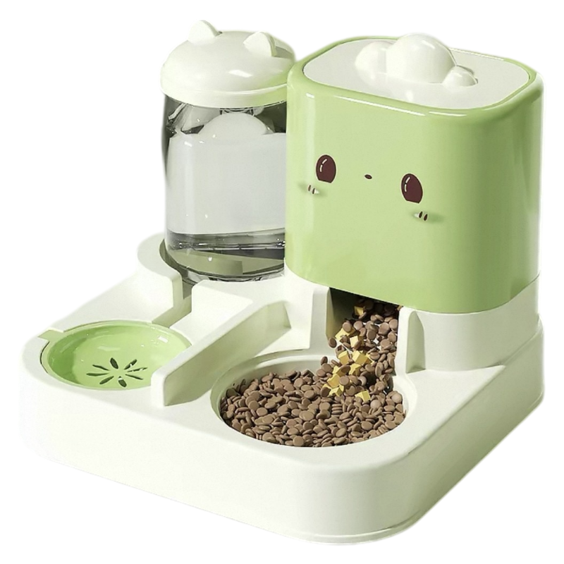 BNBNO Automatic Pet Feeder with Dual Bowls