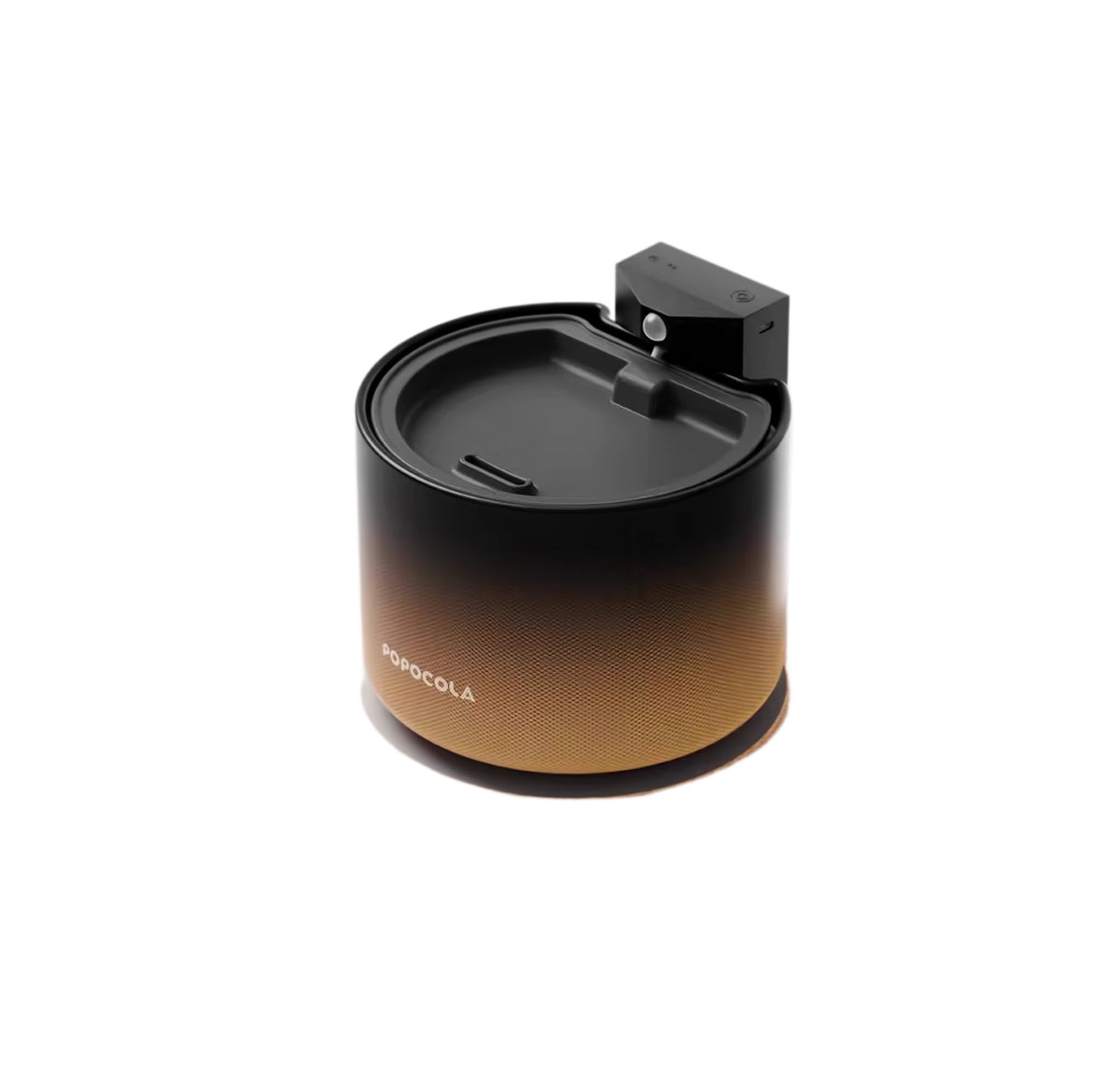 Black Popocola thermal wireless ceramic cat fountain
