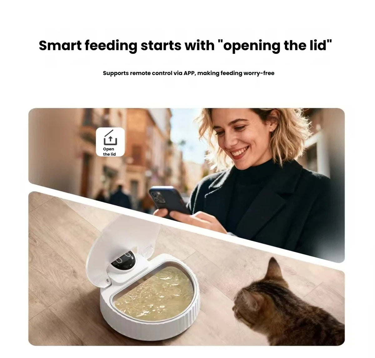 Petwant F25 Smart Wet Food Feeder with Cooling & App Control