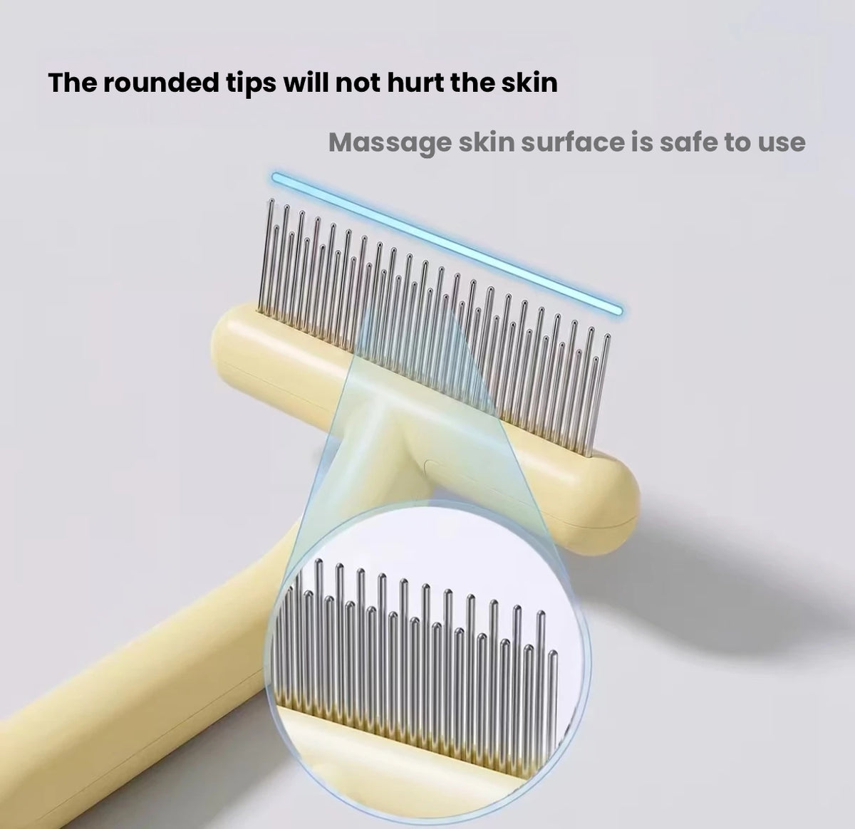 Undercoat Rake Comb for Cats & Dogs, Deshedding Grooming Tool
