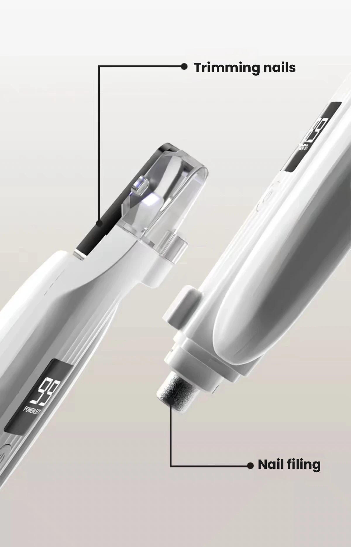 POPOCOLA Pet Nail Clipper & Grinder – Electric Nail Trimmer for Dogs & Cats