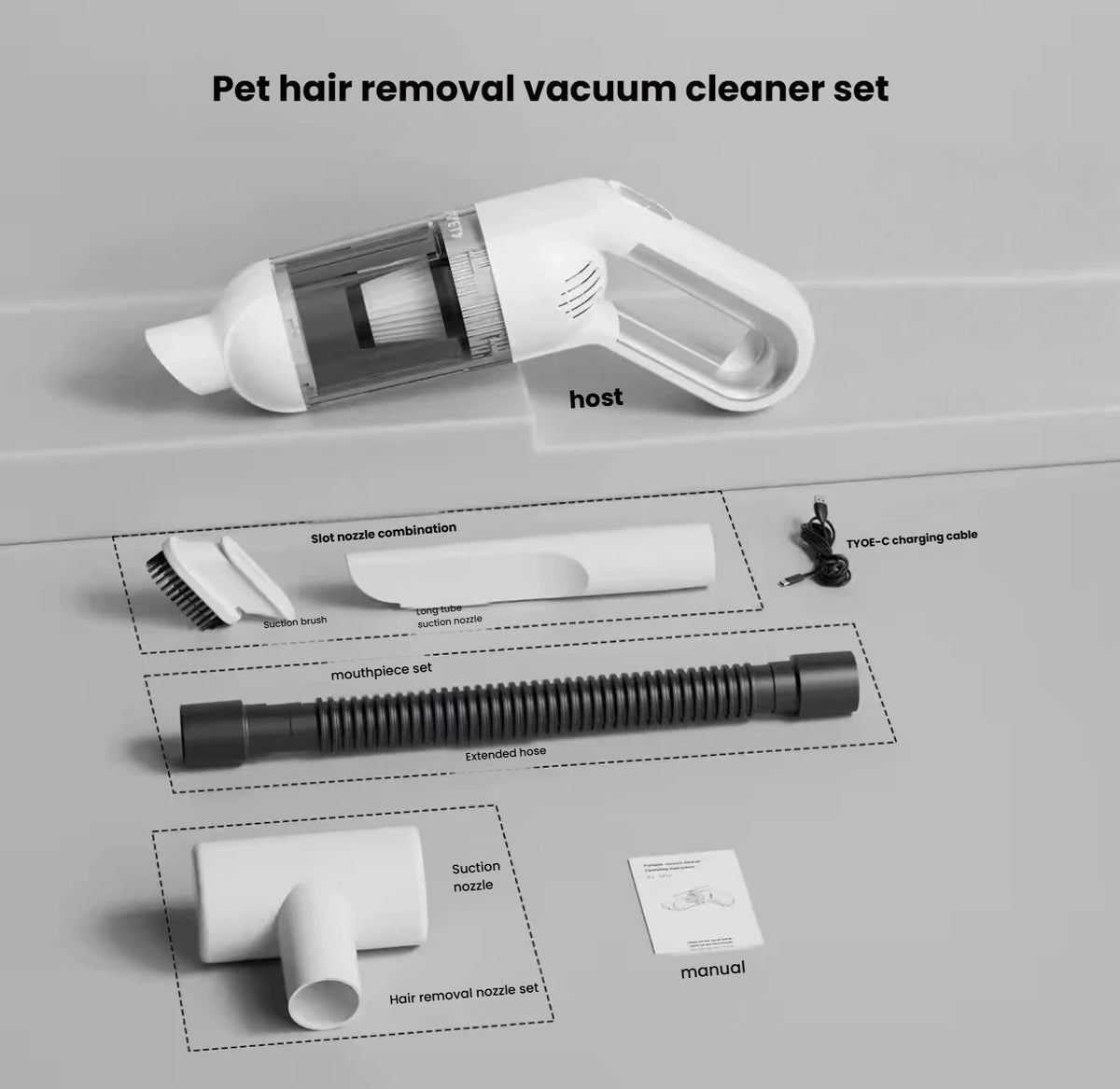 Pet Hair Vacuum: Electric Cat Hair Remover for Beds & Carpets