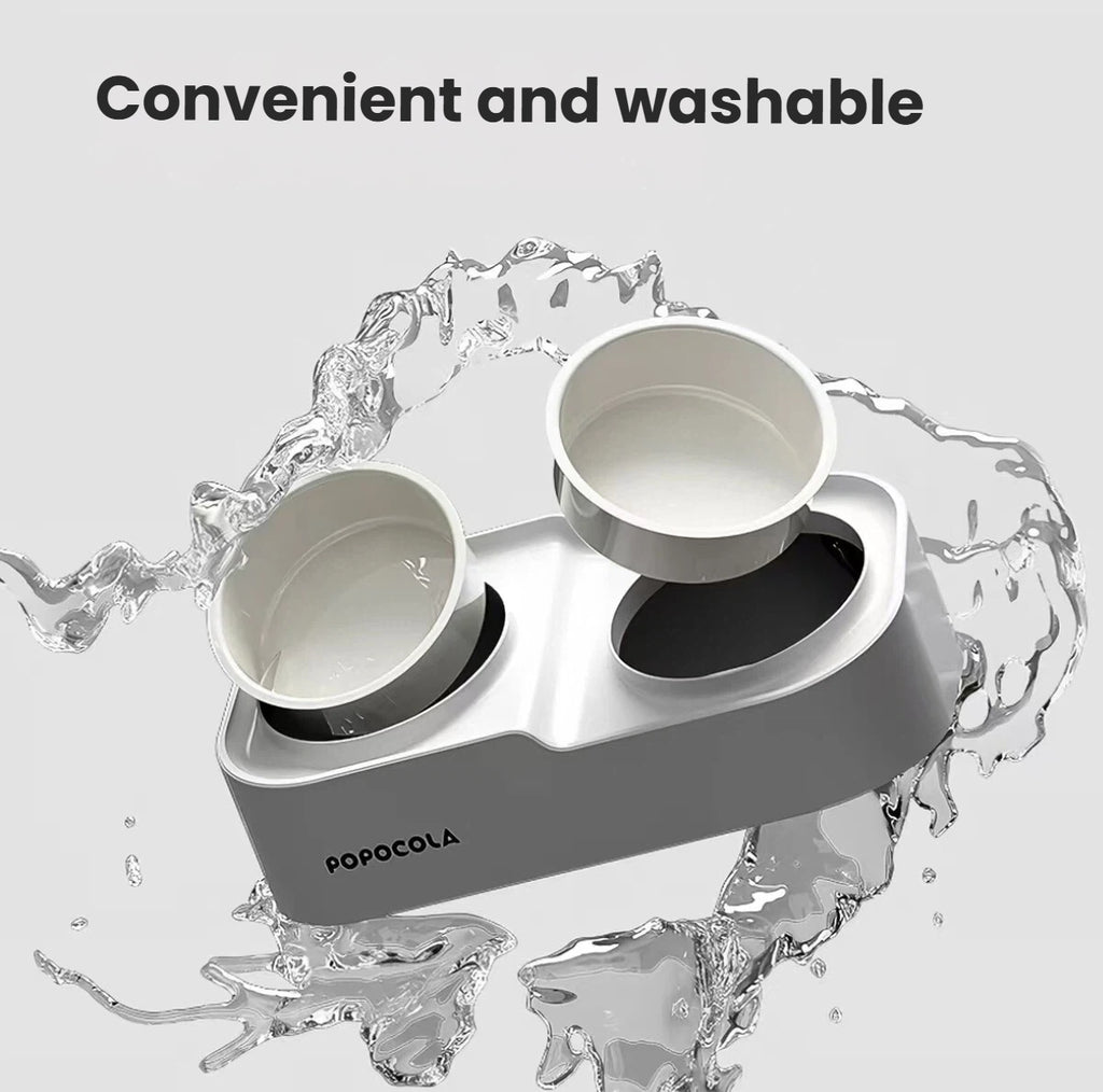 Removable ceramic inserts lifted from the washable Popocola bowl base