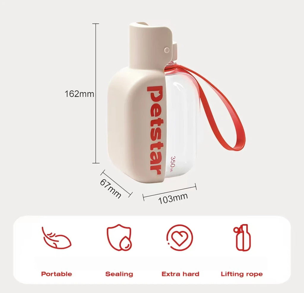 Petstar Mini Portable Dog Water Bottle for Travel