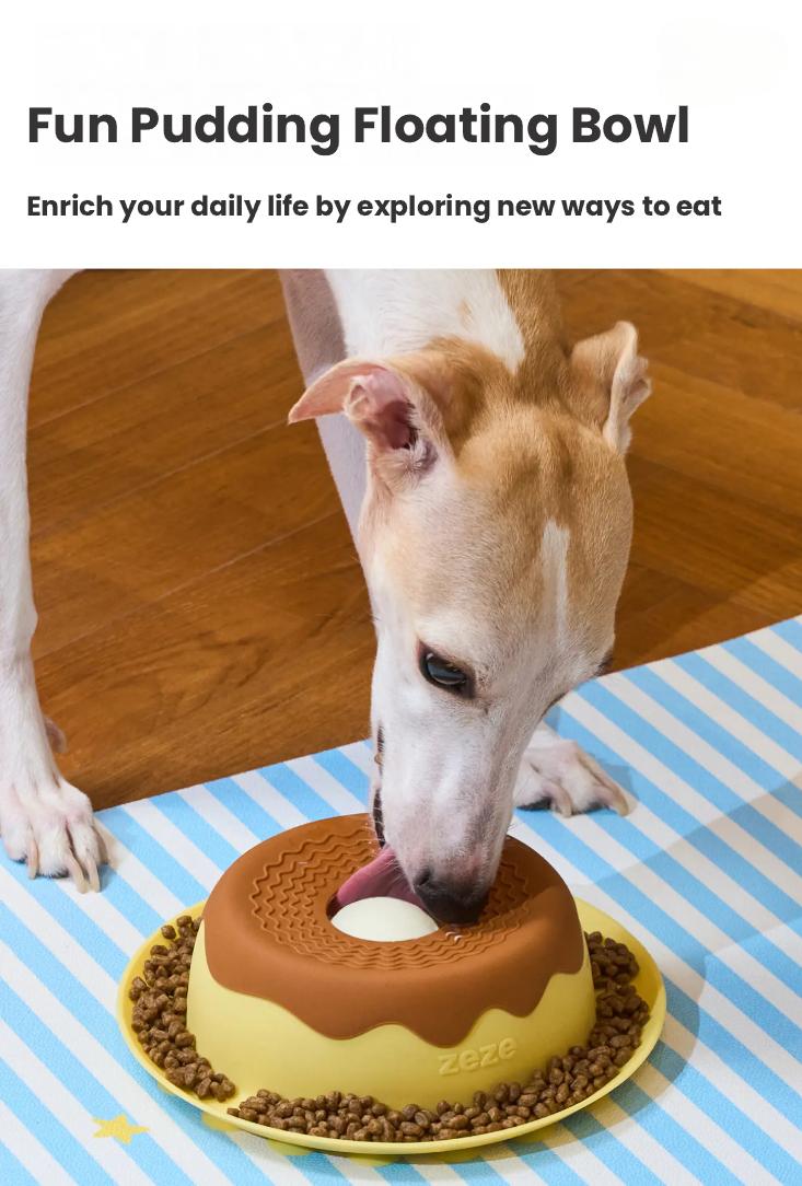 Zeze Silicone Lick Bowl – Slow Feeder & Cooling Bowl for Dogs & Cats
