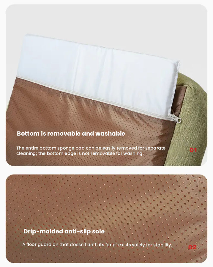 Petstar Square Washable Pet Bed – All-Season