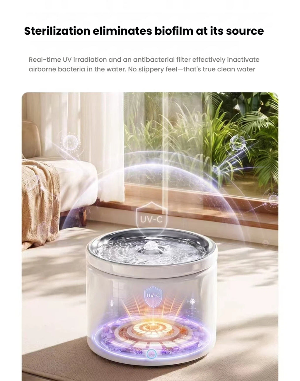 Cat drinking from the Scoci wireless automatic water fountain