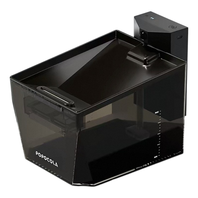 POPOCOLA Cordless Pet Water Fountain – Black