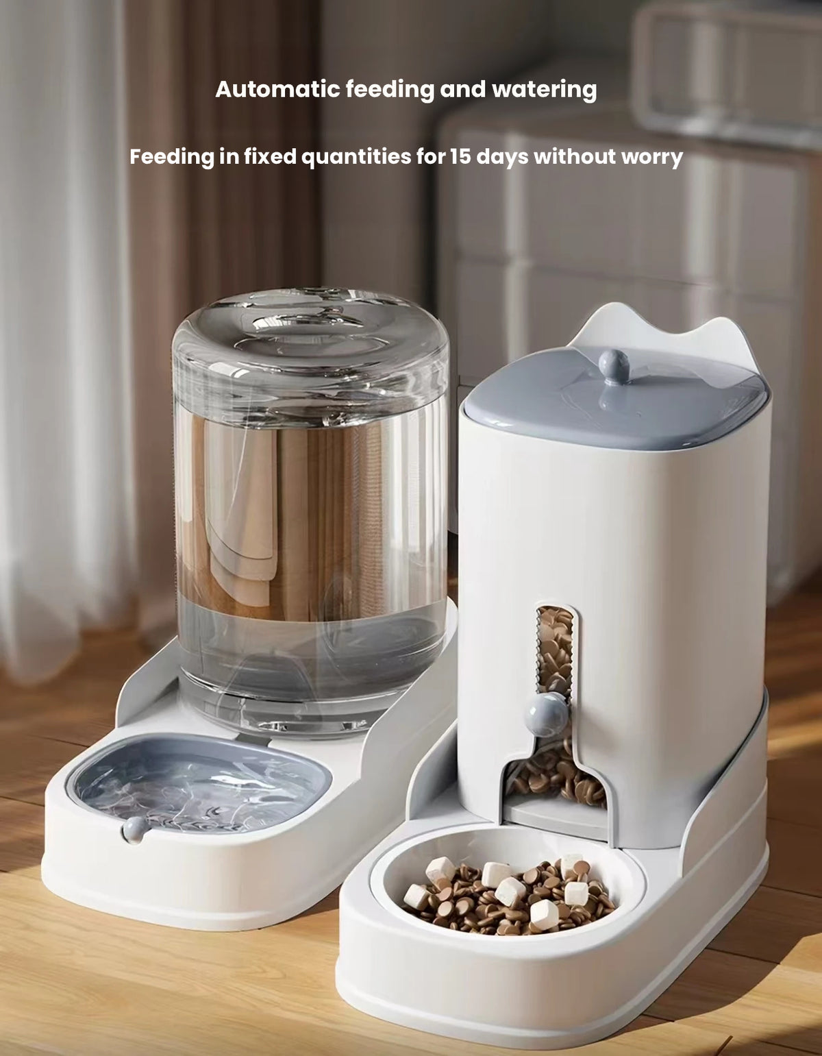 Non-Electric Pet Water Fountain: Automatic Cat & Dog Water Dispenser
