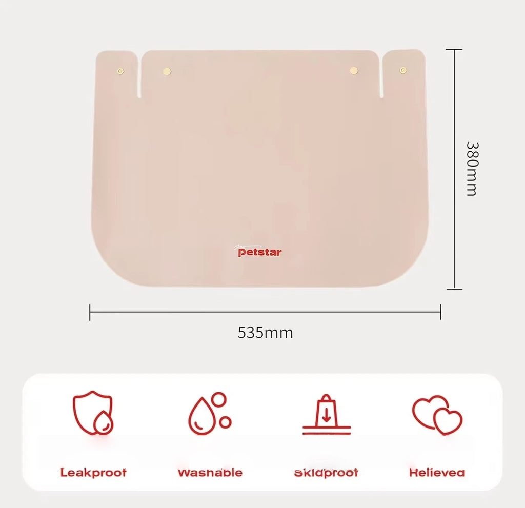 Petstar Elevated Ceramic Cat & Dog Bowl, Non-Spill Design