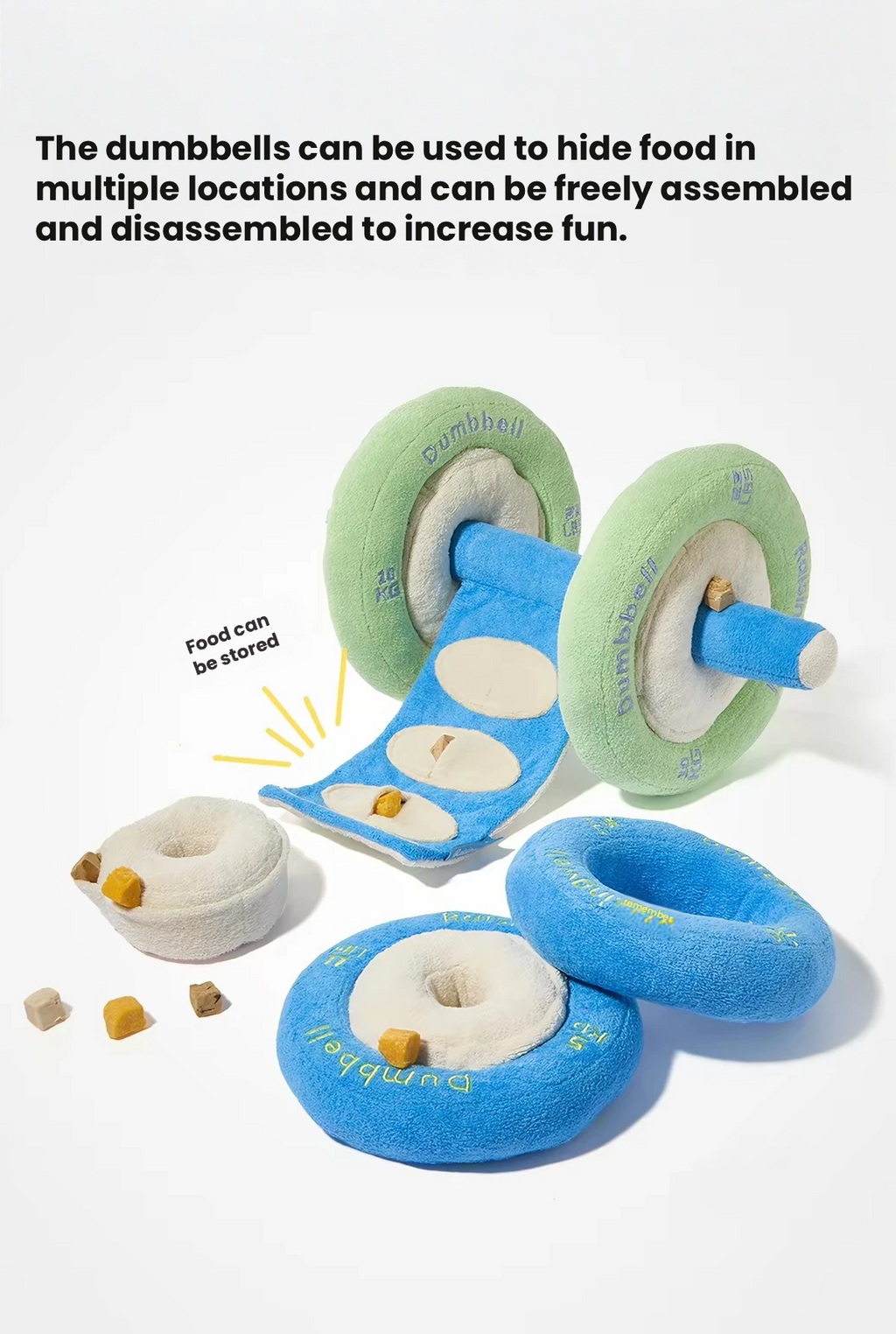 Raisingwell Interactive Dog Enrichment Toy – Snuffle, Treat-Dispensing & Squeaky Toy