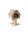 Petstar Rooftop Cat Tree with Scratching Post, Space-Saving Design
