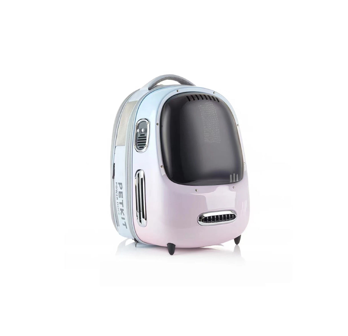 Pink PETKIT Fresh Air space capsule cat carrier backpack