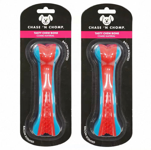 CAITEC Bacon-Scented Bone Dog Toy