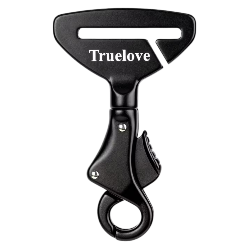 Truelove Vehicle Seat Belt Safety Buckle Lock, Fit Pet Harness Dog Car Travel Portable Lightweight