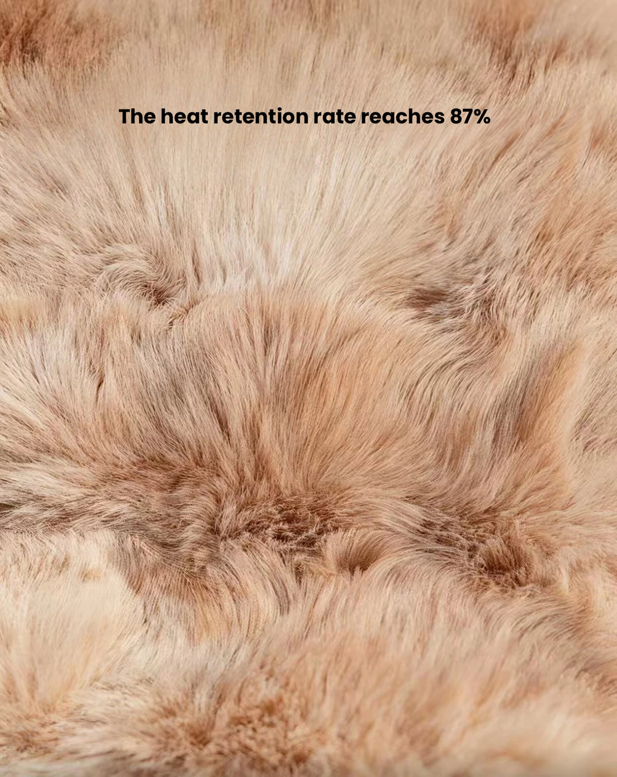 Close-up of the Petstar plush mat texture