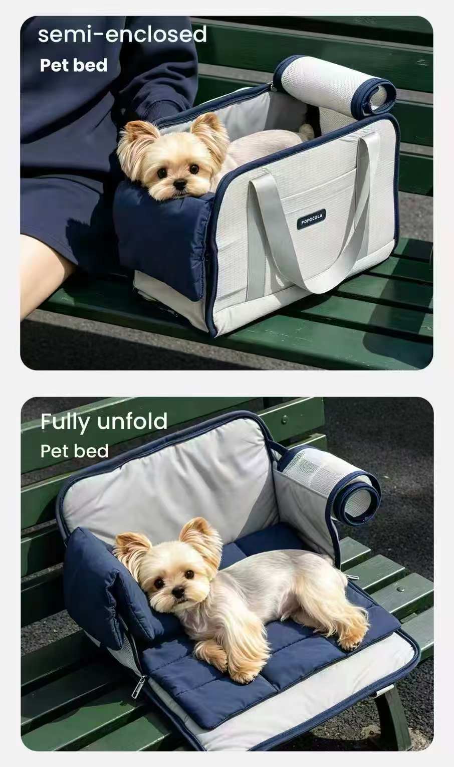 POPOCOLA Dog Carrier Backpack – Small Dog Travel Bag