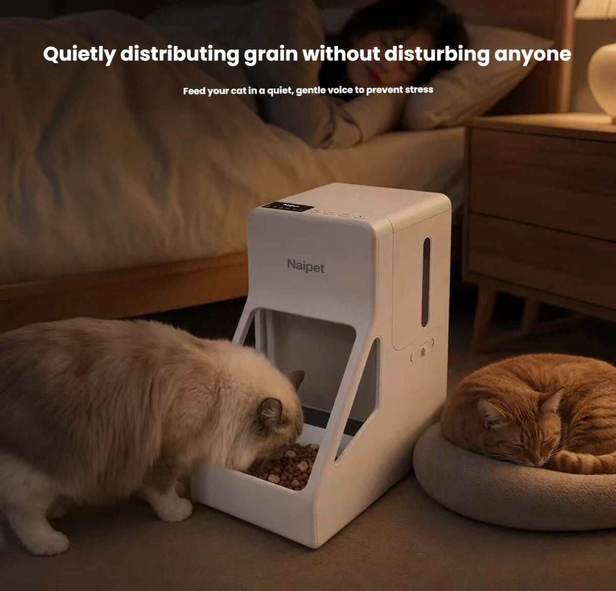 Petstar Microchip Automatic Cat Feeder for Multi-Cat Homes
