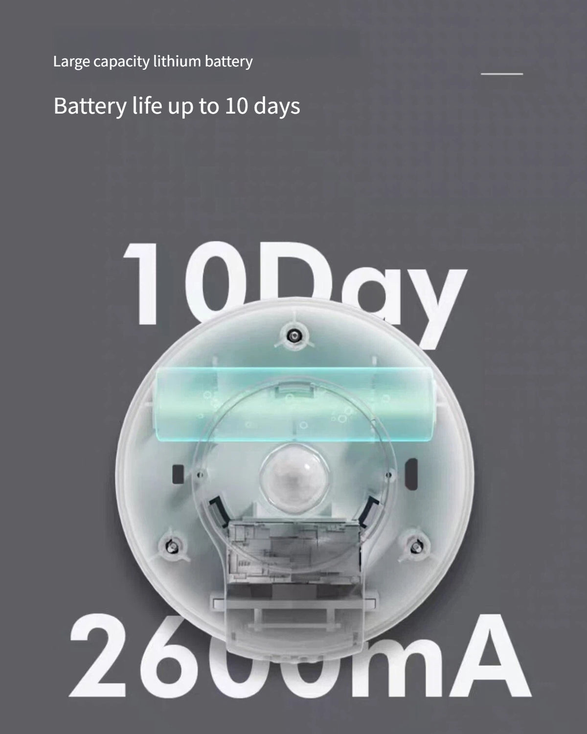 Back view of the Popocola deodoriser battery compartment