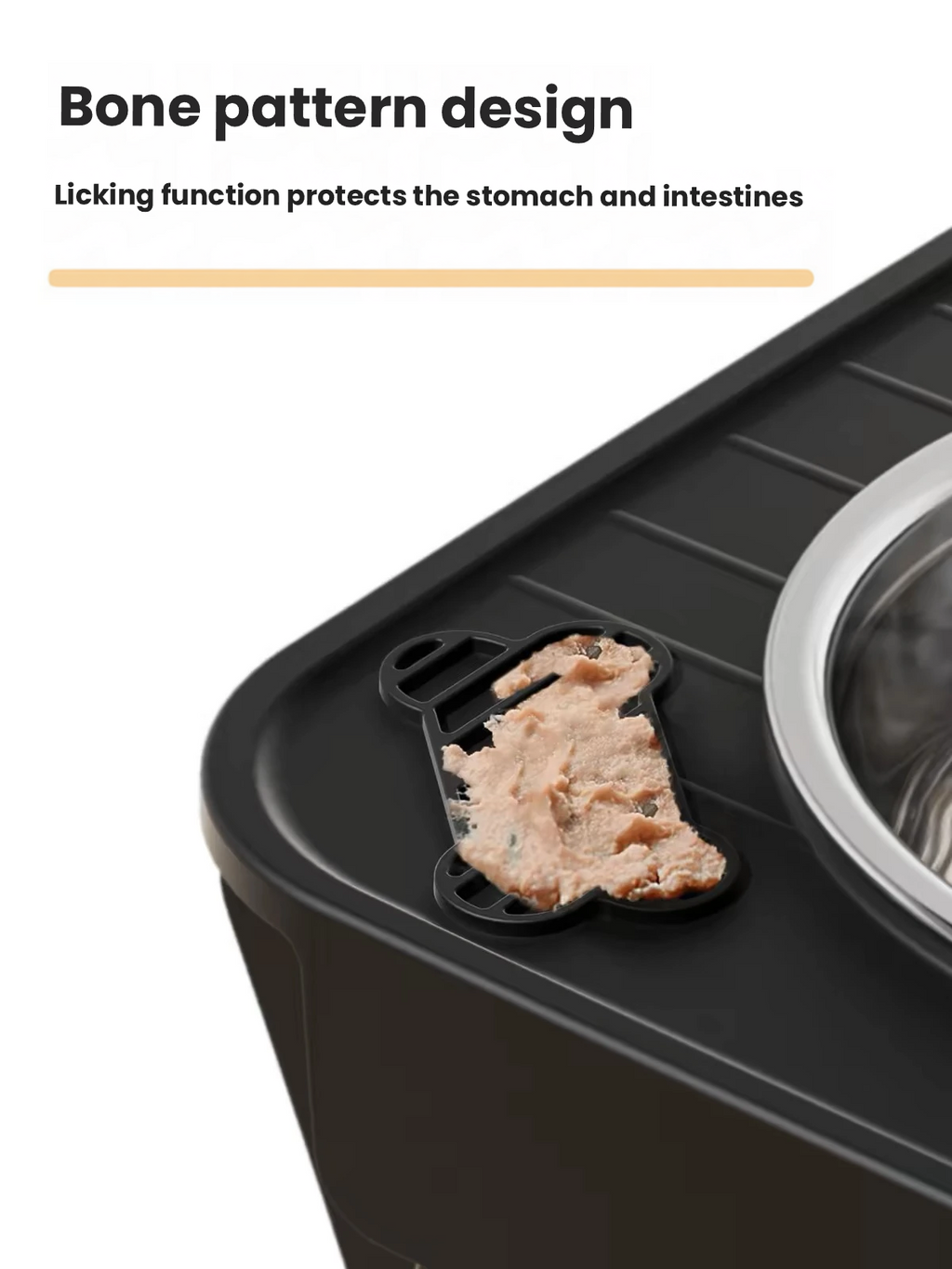 JKULnlnG Adjustable Raised Stainless Steel Dog Bowl