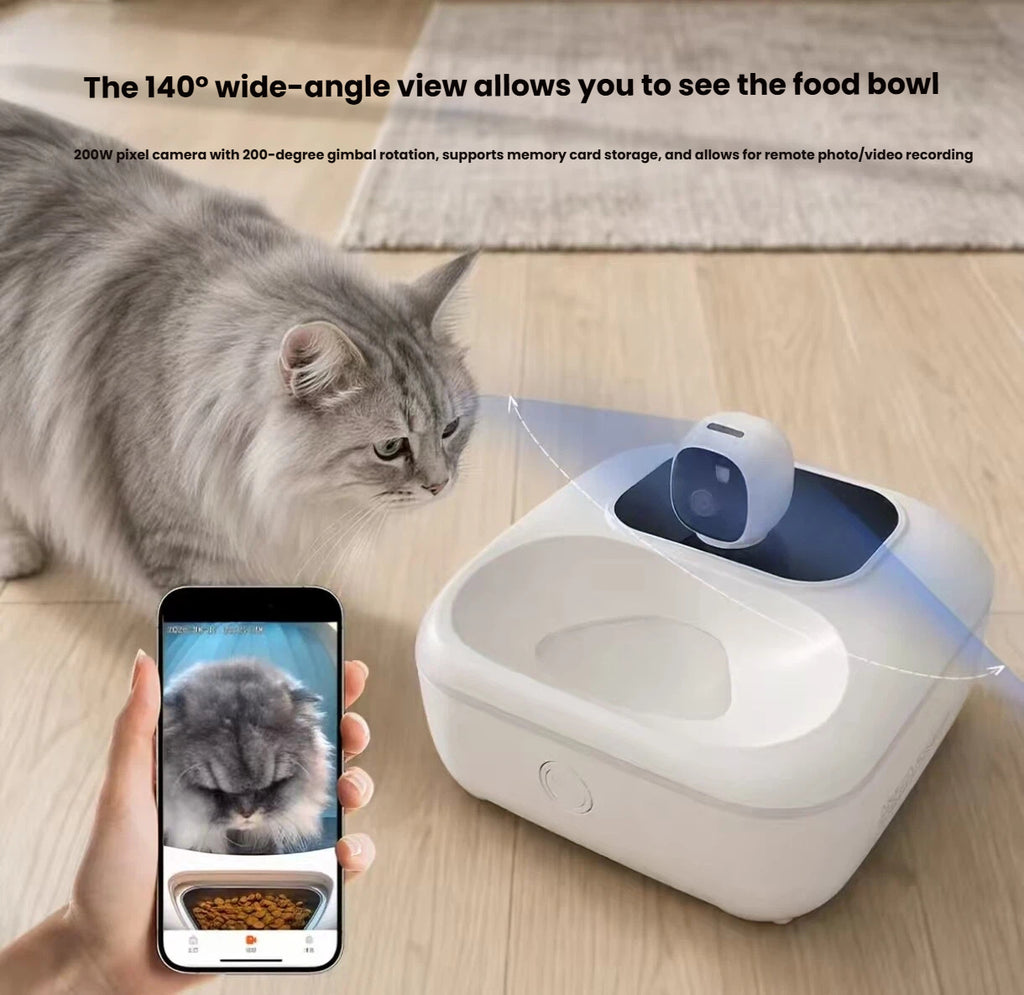 Naipet Smart Wet Food Feeder with Cooling & Timed Feeding