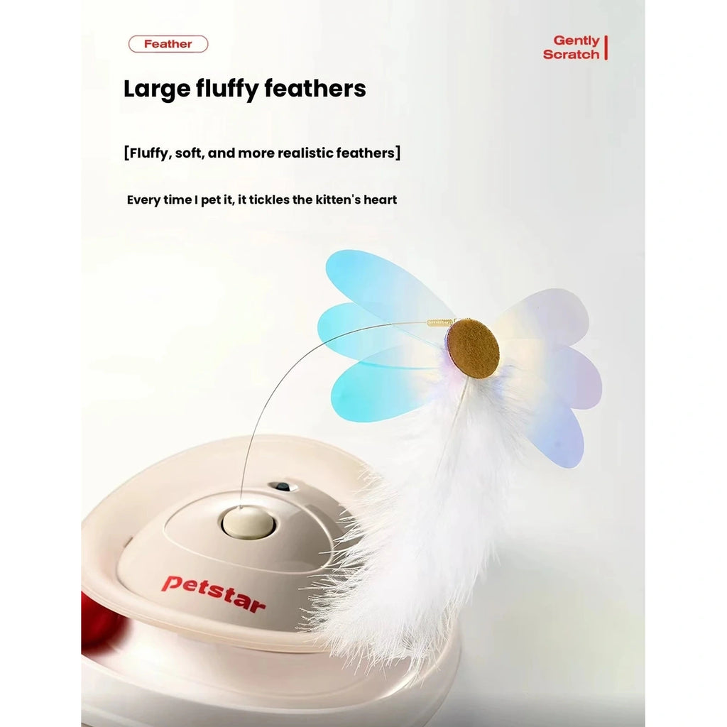Petstar spinner toy large feather attachment