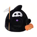 Petstar Halloween cave cat bed with ghost and pumpkin details