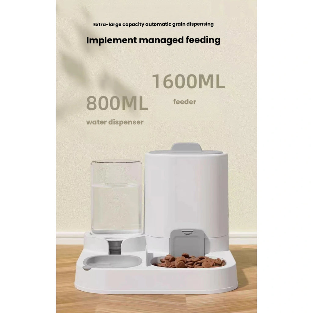 Diagram of the food and water storage capacities