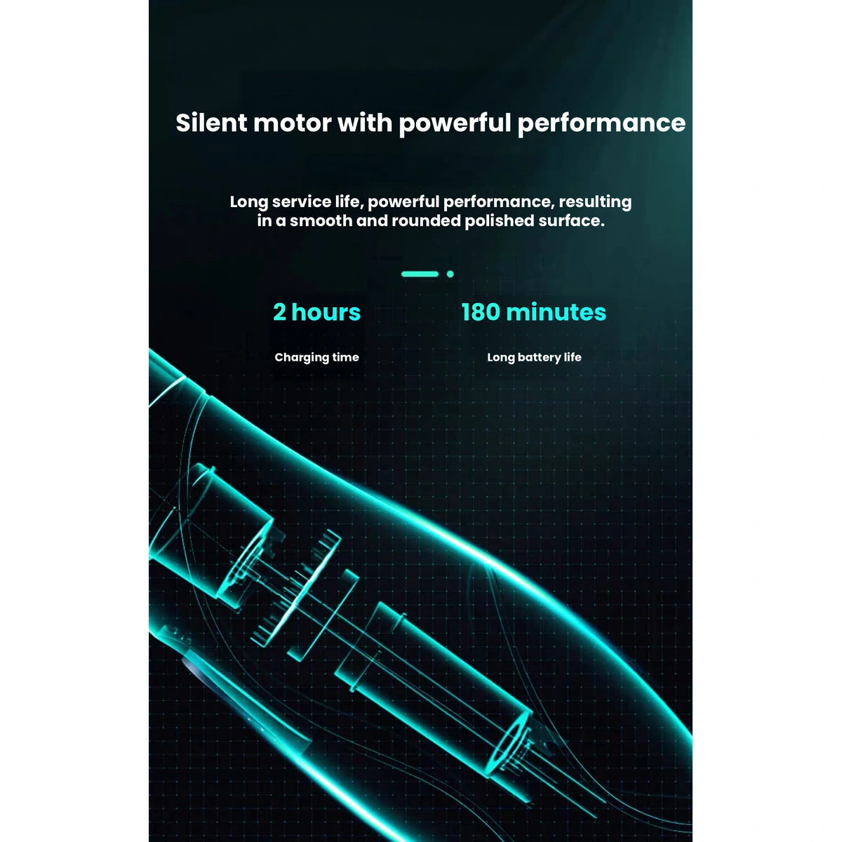 POPOCOLA grinder battery and charging infographic