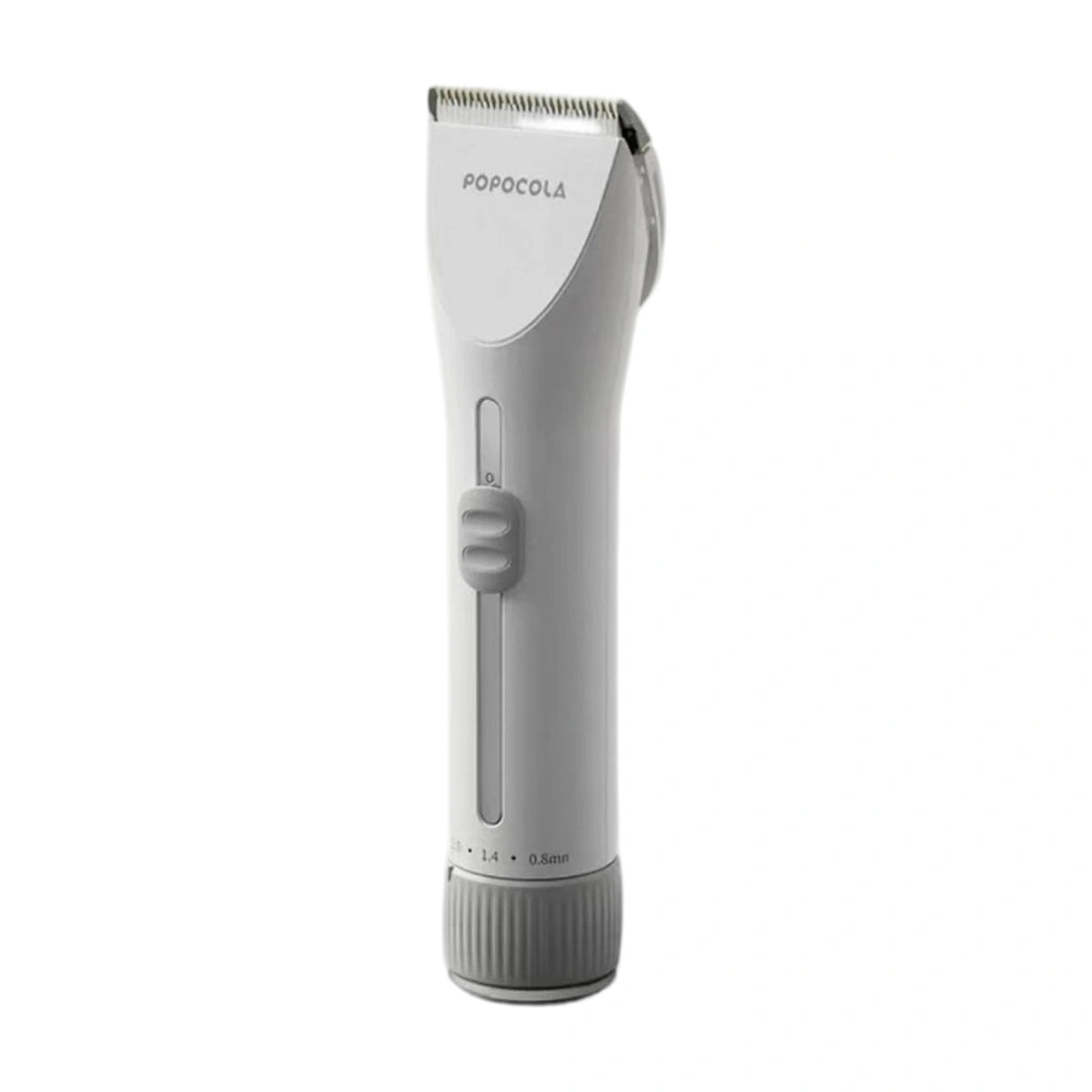 White POPOCOLA electric dog grooming clipper, front view