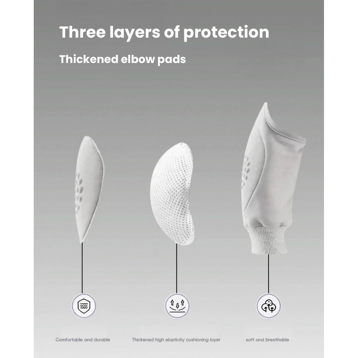 Three-layer dog elbow-sleeve construction diagram
