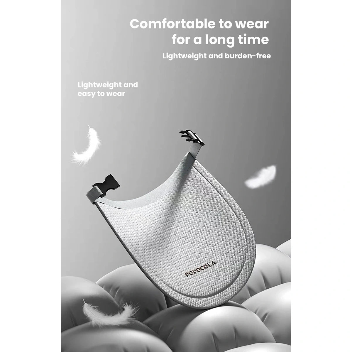 부드러운 배경 위 회색 흡수 턱받이