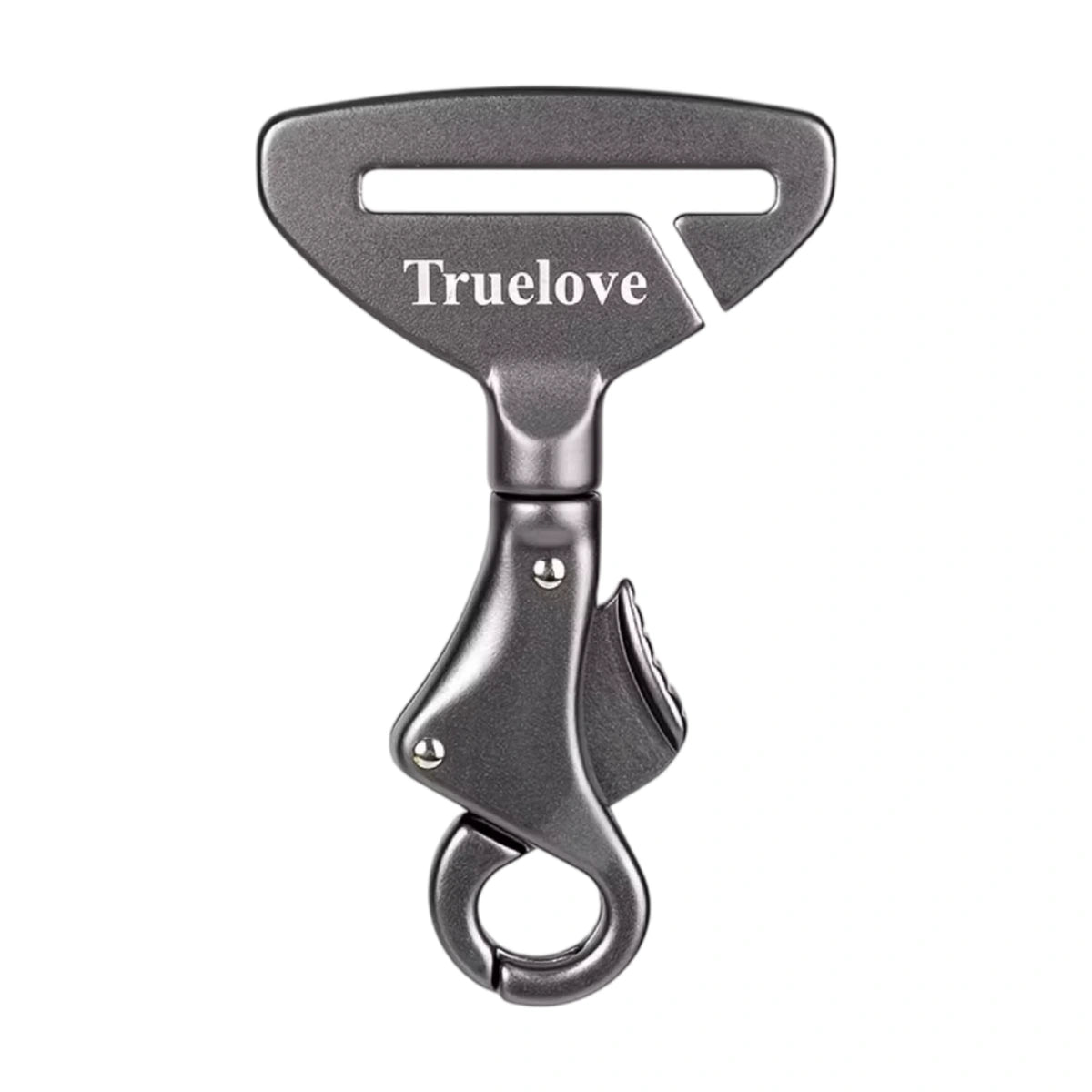 灰色のTruelove犬用ベルト接続金具