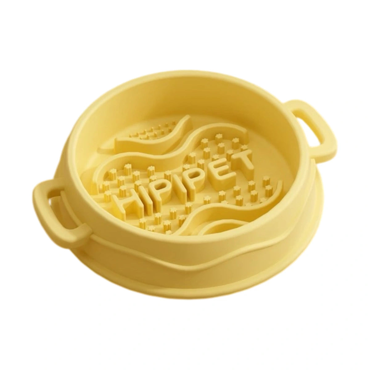 위에서 노란색 Hipipet 느린 공급 그릇
