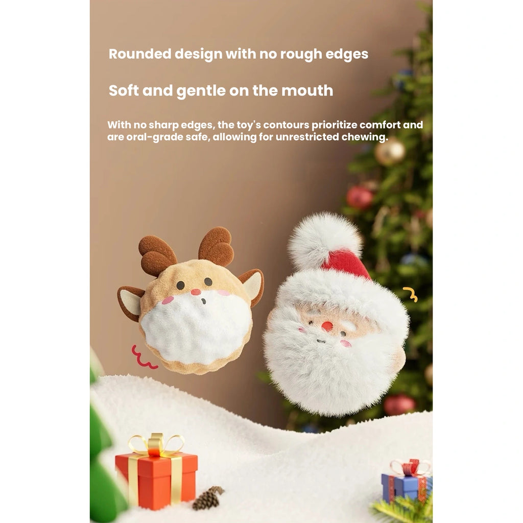 Roroarrr plush toy festive character close-up
