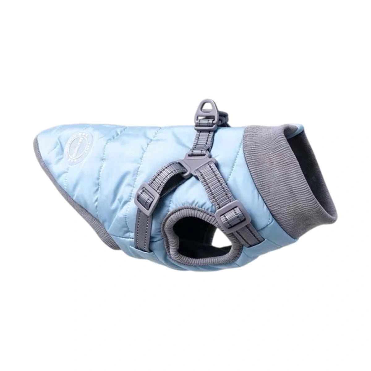 Blue Mr.shoes fleece-lined dog winter coat