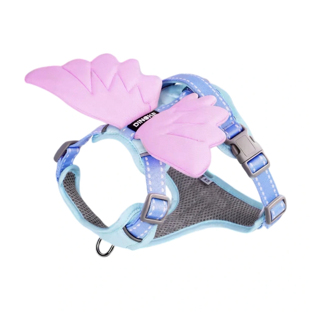 Blue DINGKE angel-wings dog harness