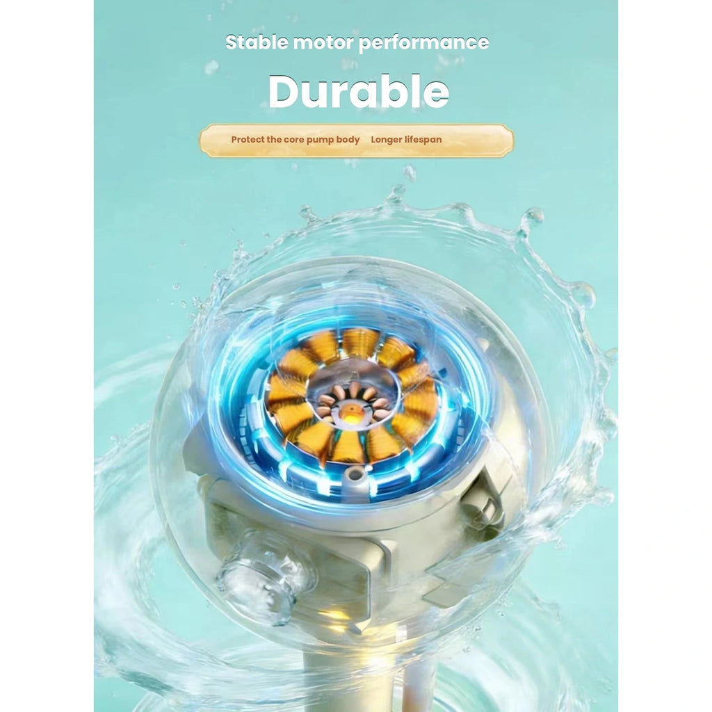 Pet bath bubble maker motor component diagram