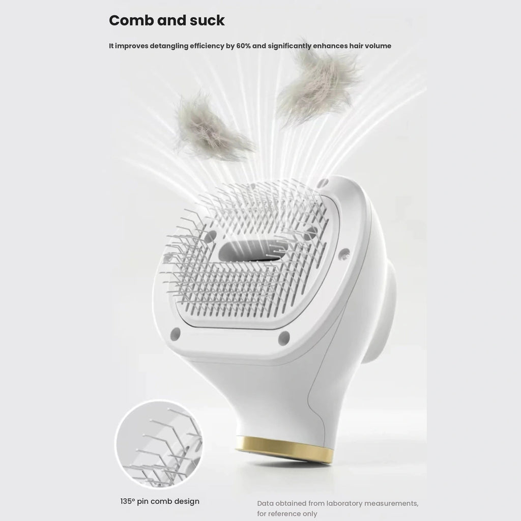 Ckin Pet grooming vacuum brush head and detachable cup