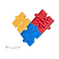 HOWGO yellow, red and blue silicone enrichment mat sections