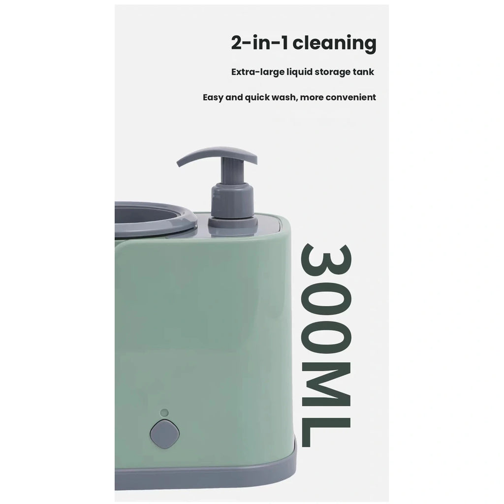 FyorbieTai paw washer graphic showing the solution reservoir