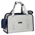 POPOCOLA navy and white small dog carrier bag with handles