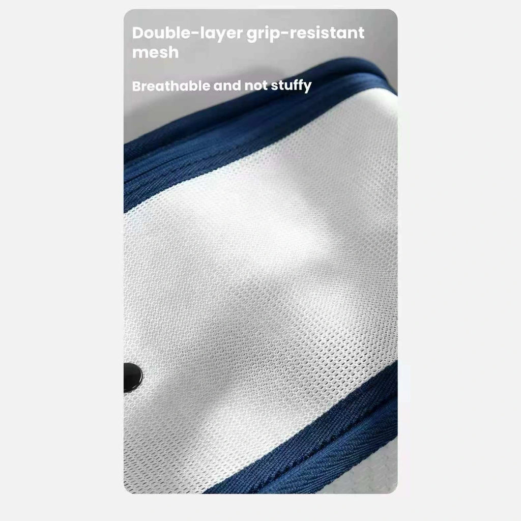 Close-up of POPOCOLA carrier fabric and mesh panel