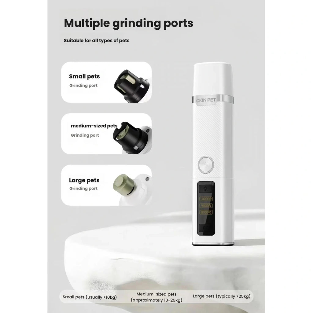 Ckin Pet grinder interchangeable grinding ports