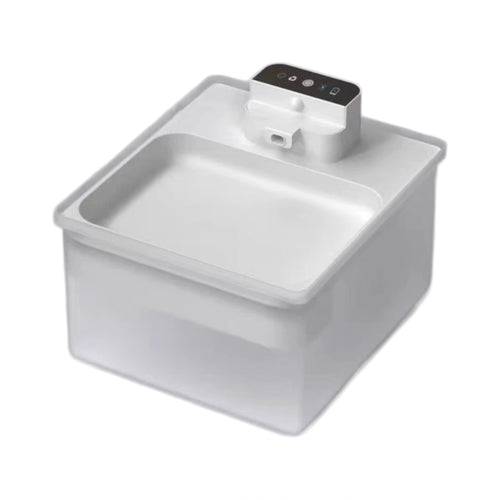 White Ckin Pet cordless automatic water fountain front view
