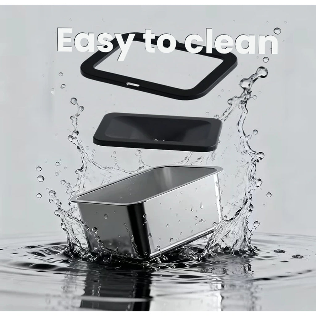 PAKEWAY raised water bowl: removable steel bowl and stand parts