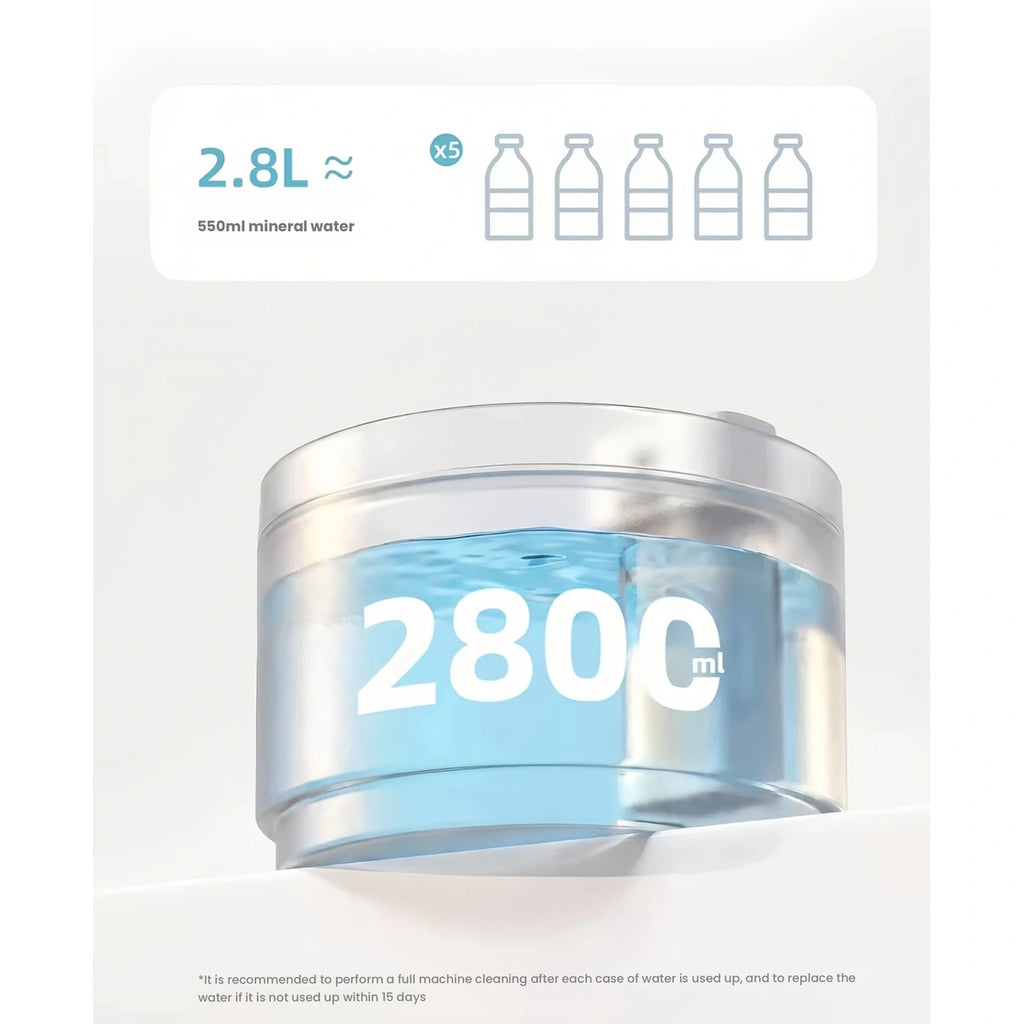 Ckin Pet cat fountain: 2.8 litre reservoir capacity illustration